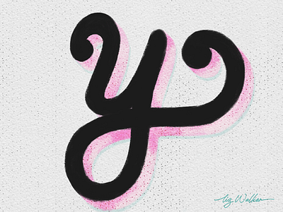 36days y 36dayoftype 36daysoftype07 design illustration lettering procreate procreate art texture typographic typography