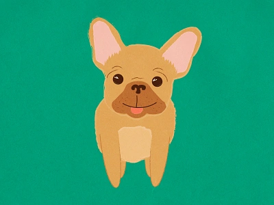 Frenchie dog french bulldog frenchie graphic design illustration pupper