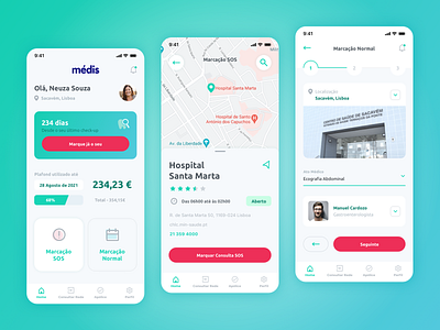 Medis App app mobile ui