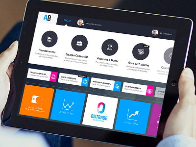 Activobank Internal App app design mobile tablet ui