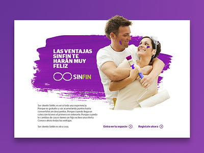 Aki SINFIN España design desktop marketing ui ux web website