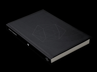 Ostende black book cover dark design editorial geometric
