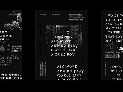 Sick Flicks black dark design movie poster typography