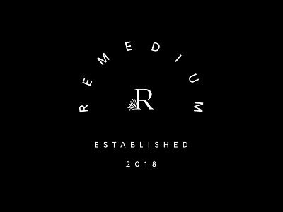Remedium Logo branding design identity logo