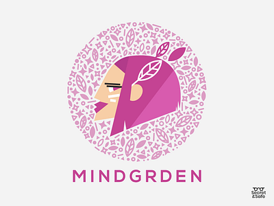 MINDGRDEN 3 branding character design female freelance graphic icon illustration logo logo simple logomark