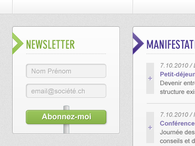 website boxes form newsletter ui web