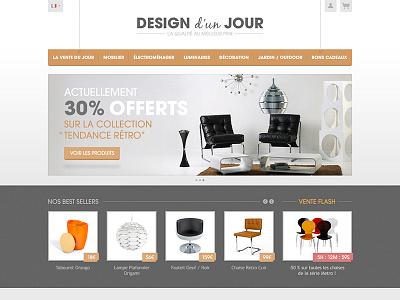 e-commerce homepage