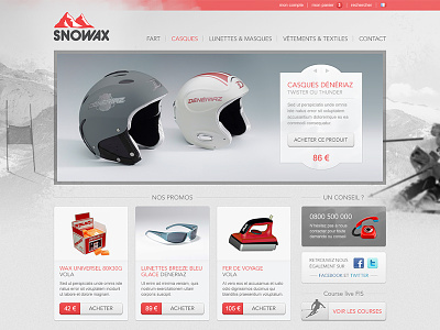 Snowax Homepage