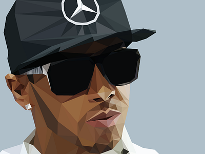 Low Poly Lewis Hamilton f1 formula 1 lewis hamilton low poly