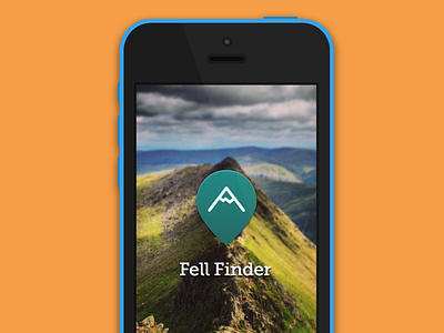 Fell Finder fells hills iphone location mountains peaks pin poi point of interest