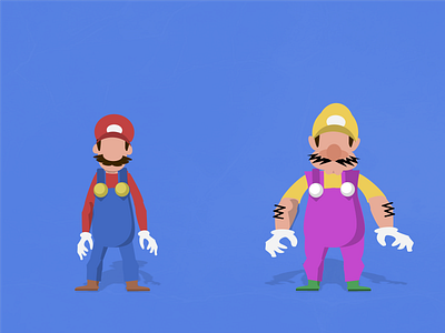 Mario vs. Wario hero heroes nintendo super mario villains wario