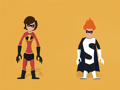 Elastigirl vs. Syndrome disney elastigirl heroes incredibles mrs. pixar syndrome villains