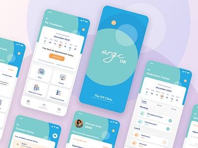 Patient App Concept for a Fertility Clinic