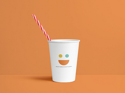 Paper cup with shape logo