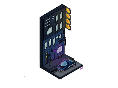 Sci-Fi environment isometric!