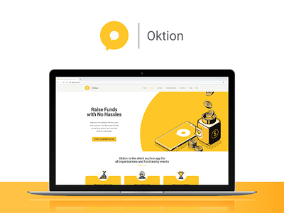 oktion website adobe adobe xd branding design ui ux web