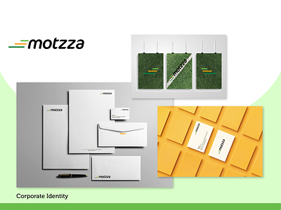 motzza - Brand Identity branding businesscard corporate corporate identity design letterhead logo