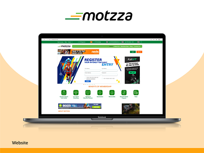 motzza - Website Design adobe adobe xd app branding design logo ui ux web webapp