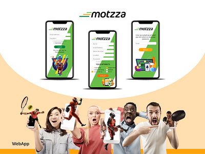 motzza - Web App Design