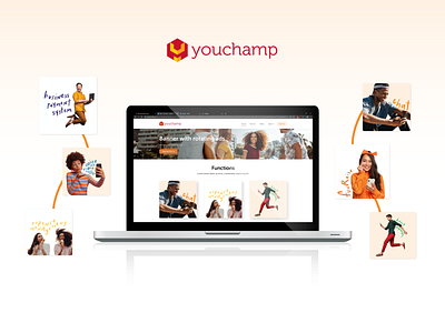 youchamp - Website Design adobe adobe xd app branding design mobile app ui ux web website design