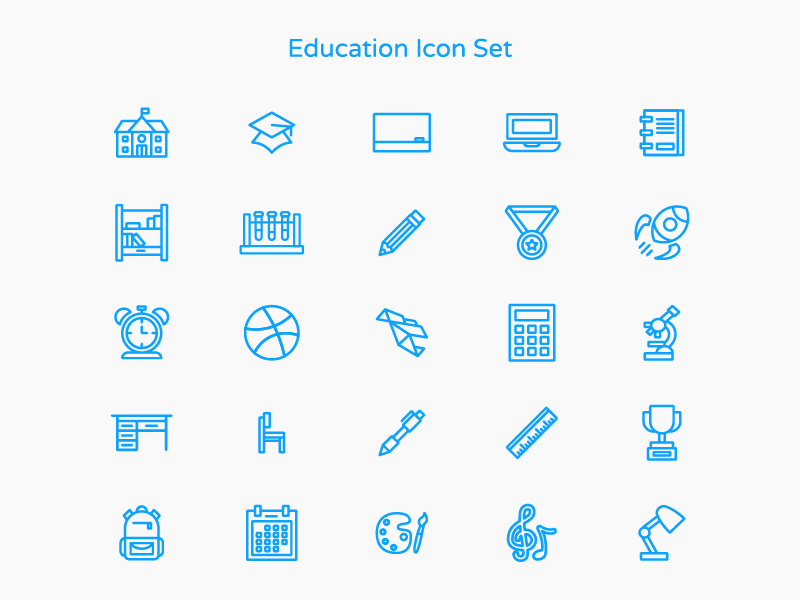 Education Icon Set icon set icon education icon