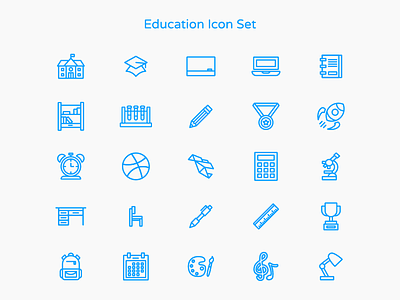 Education Icon Set