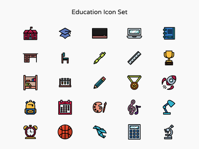 School Icon Designs Themes Templates And Downloadable Graphic