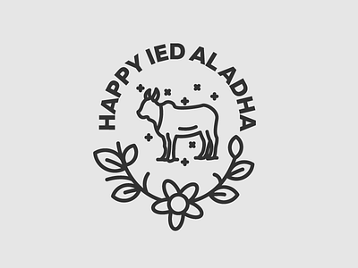 Happy Ied Al Adha celebration icon iconography islam logo moslem outline icon