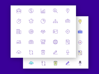 Business and Management Icon Set business icon finance icon flat icon icon icon set iconography management icon minimalist icon modern icon outline icon