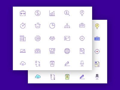 Business and Management Icon Set