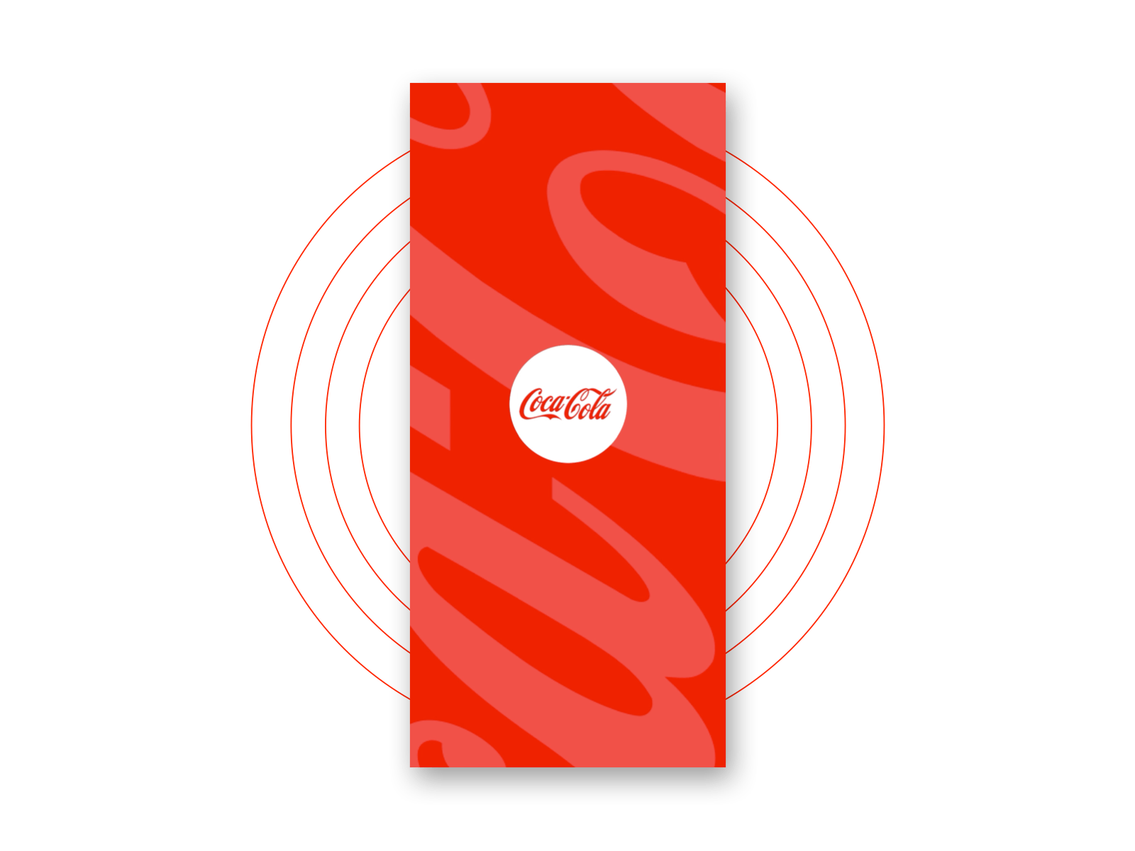coca cola app redesign-animation