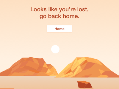 Daily UI #008 - 404 Page