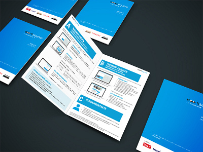 zoomsquare brochure brochure corporate design folder print startup
