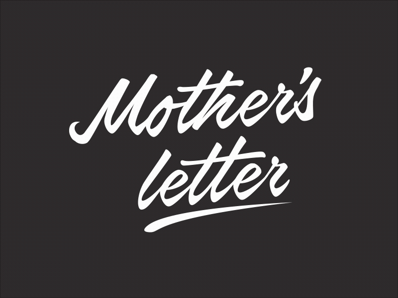 mother's letter design 动画