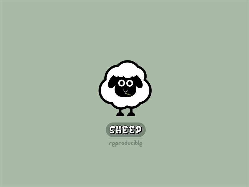 cute sheep animation cute animal sheep