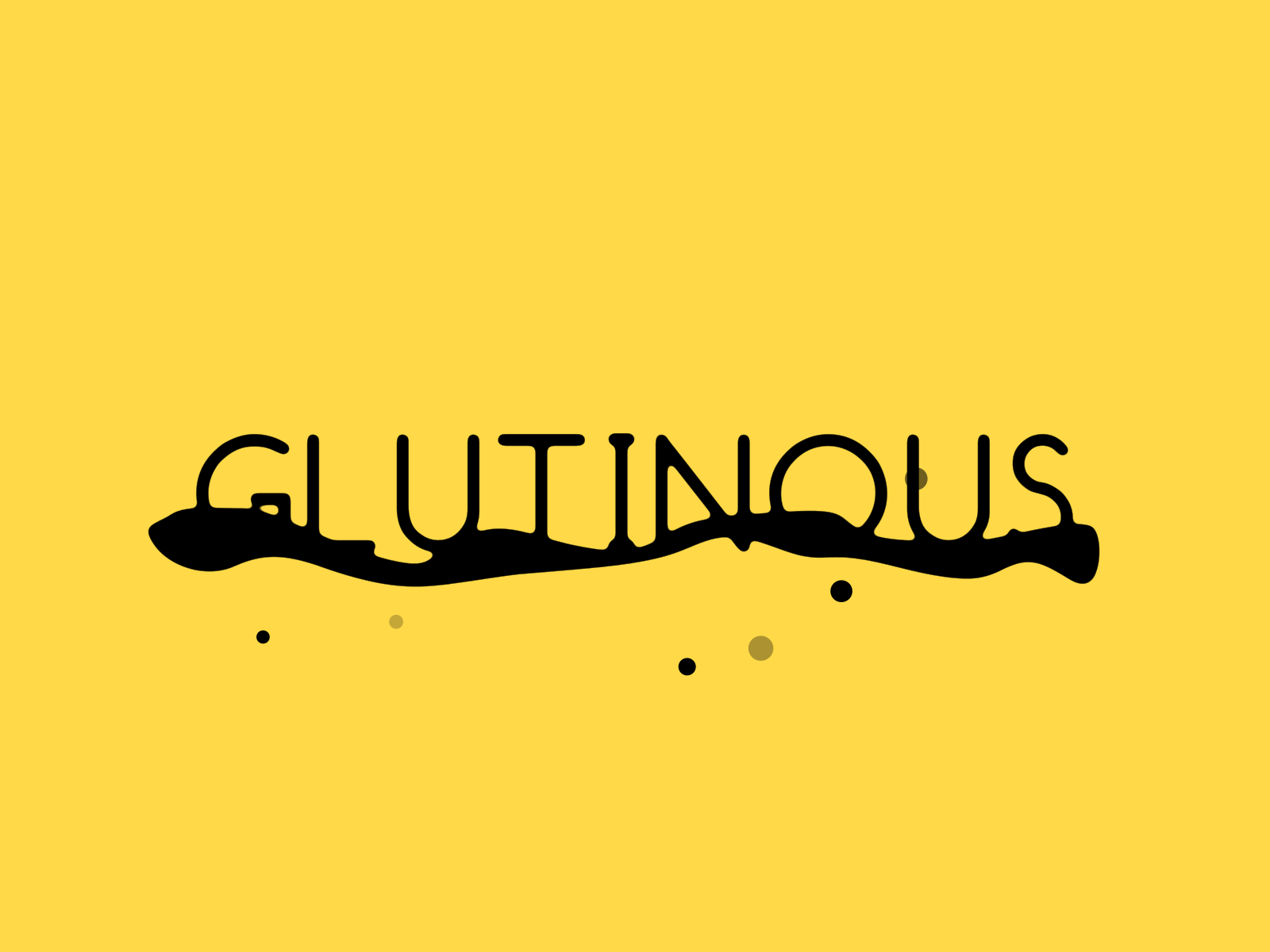 黏糊糊-glutinous animation glutinous kouroupakis logo text 口香糖