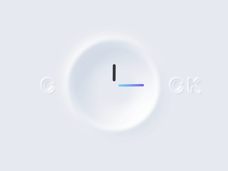 clock animation clock text animation