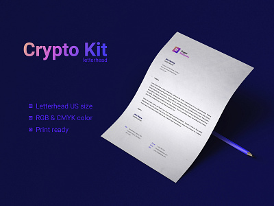 Crypto Bundle bitcoin bundle crypto currency crypto wallet email google slide html invoice keynote letterhead powerpoint presentation stay home template free web
