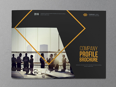 Company Profile Brochure annual annual report blue brochure business business brochure corporate design templates financial free graphic river
