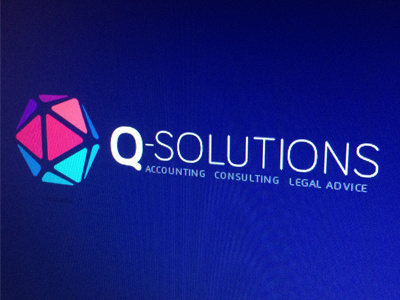 Q-Solutions blue logo q