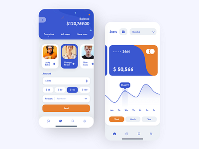 Bank Transaction App app app concept app design design illustration interface mobile app ui ux vector