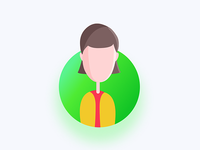 Avatar Brunette avatar avatar icons design icon illustration sketch app vector artwork