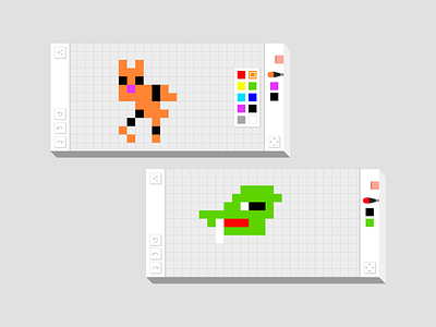 Mobile app "Pixel art"