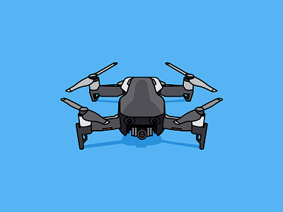 Mavic Air air dji drawing drone illustration mavic mavic air uav vector