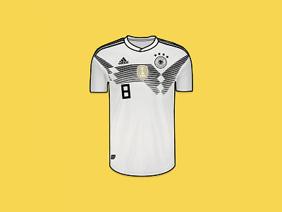 Germany World Cup Jersey 8 drawing eight fifa germany illustration jersey kroos toni kroos vector world cup