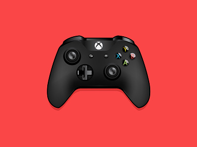 Xbox One Controller controller drawing illustration vector video games xbox xbox one
