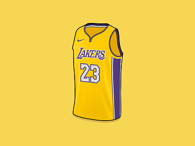 LeBron James LA Lakers Jersey drawing illustration jersey la lakers lakers lebron lebron james los angeles vector