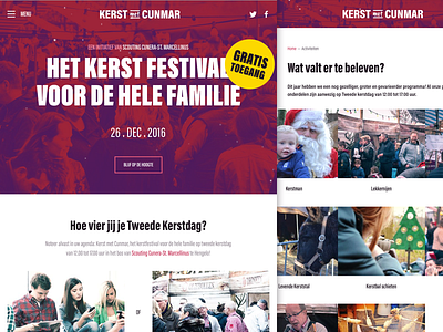 Homepage christmas festival christmas design event festival homepage