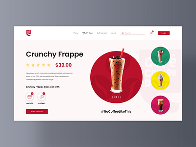 CCD exploration branding ccd coffee conceptual creative design designs landing page design ui web ui exploration website website design