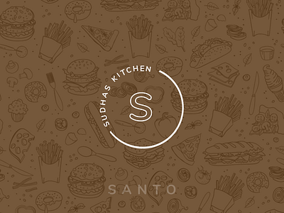 Sudhas Kitchen Logo branding conceptual creative design designs logo logo design logodesign logos ui